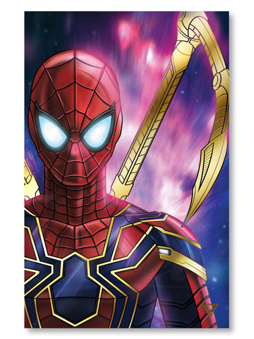 Iron Spider Premium Gold Foil Poster - 11" x 17"