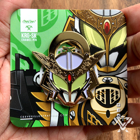 KRG-SK Zangetsu Kachidoki Arms Collectible Soft Enamel Pin