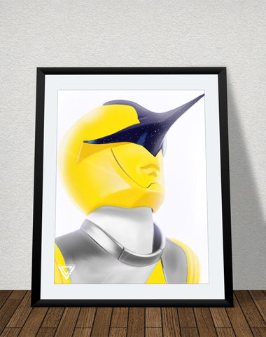 Kajiki Yellow - 8" x 10" Poster