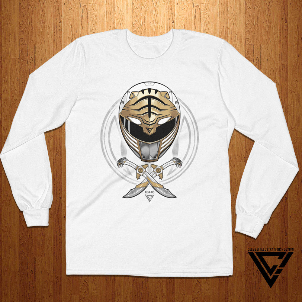 KIBARANGER Long Sleeve Tee (WHITE)