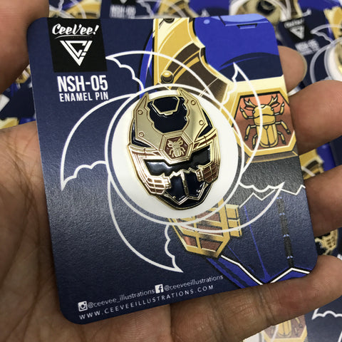NSH-05 Fanged Ninja - Soft Enamel Collectible Pin