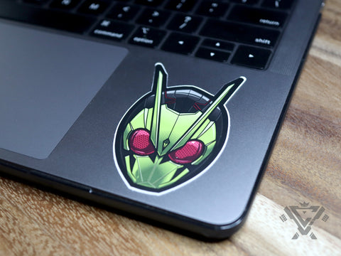 KR01-RH Kamen Rider Rising Hopper (Head) - 3"x 3" Vinyl Sticker