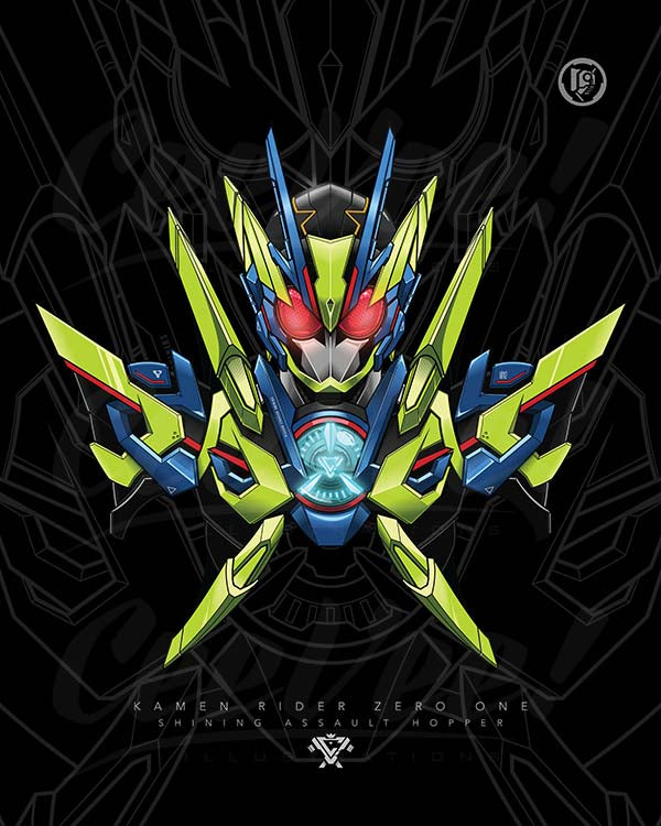 Shining Assault Hopper - 8" x 10" Mini Poster