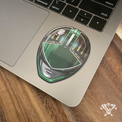 MST-05 TimeGreen - 3"x 3" Holofoil Vinyl Sticker