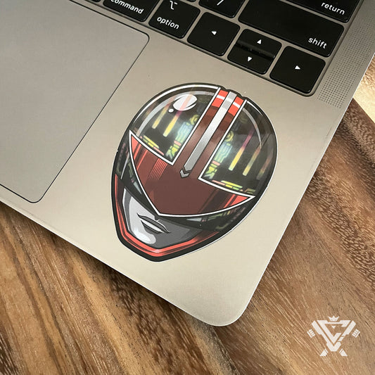 MST-01 TimeRed - 3"x 3" Holofoil Vinyl Sticker