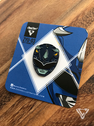 ZYU-03 Tricera Ranger - Soft Enamel Collectible Pin