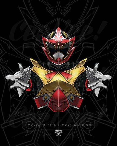 Wolzard Fire - 8" x 10" Mini Poster